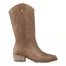 Botas Texanas De Cuero Mujer Leonor Heyas