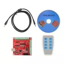 Kit Interface Controladora 4 Eixos + Pendente P/ Mach3 C/nf 