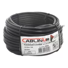 Cable Bajo Goma 2x1 Rollo 100 Metros