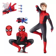 Spiderman Heroes Expedition Araña Niños Cosplay Ropa+regalos