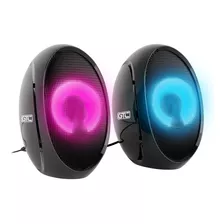 Parlantes De Escritorio Para Pc Gtc Con Luces Rgb Spg-148