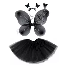 Disfraz De Mariposa Negra Para Niñas 