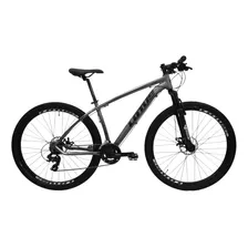 Bicicleta Aro 29 Alumínio Lotus Mec 21v Cinza/preto 15.5