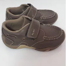 Zapatos Tipo Mocasin C/ Velcro Niño Klin Plantilla Anatomica