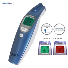 Termômetro Digital De Testa Sem Contato G-tech Azul/branco