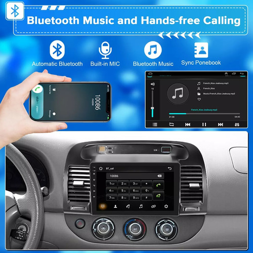 Android Carplay Toyota Camry 00-03 Touch Bluetooth Radio Usb Foto 6