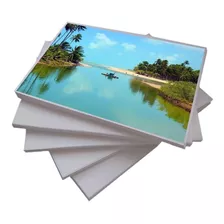 100 Papel Foto Microporoso Glossy 10x15 A6 Prova D'agua 260g