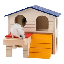 Casa De Dos Pisos Rampa - Accesorios De Hamsters