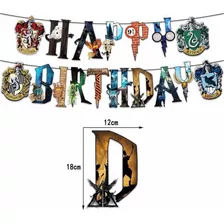 Guirnalda Decorativa Happy Birthday, Harry Potter.