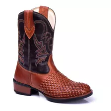 Bota Masculina Country Cano Longo Couro 807 Tcw