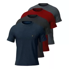 Kit 4 Camisetas Camisas Dry Fit Masculina Academia Treino 