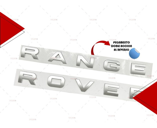 Emblema Letras Para Cofre R4nge Rover Gris Varios Modelos Foto 3