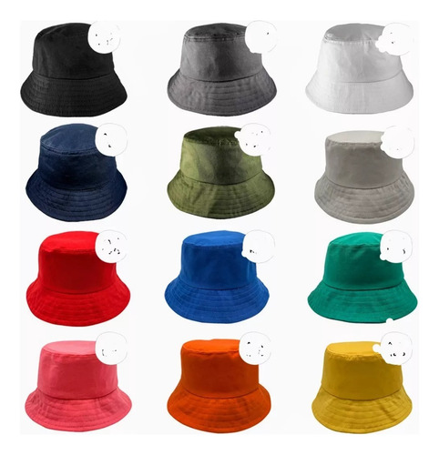 Gorro Piluso Colores Adulto Unisex Gabardina + Bolsa Regalo
