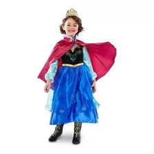 Fantasia Luxo Anna Frozen Original Disney Store 9-10 Anos