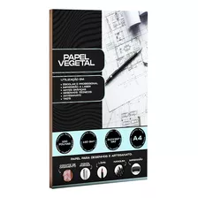 Papel Vegetal 180g A4 210x297mm Caixa Com 100 Folhas