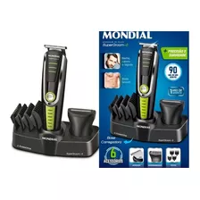 Aparador De Pelos Mondial Super Groom 6 Em 1 Bg-04 S/fio Biv