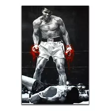 Poster Mohamed Ali Boxeador 48cmx33cm Hd Calidad Boxeo Box