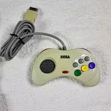 Controle Sega Saturn Original Branco 100% #4 Faço 170