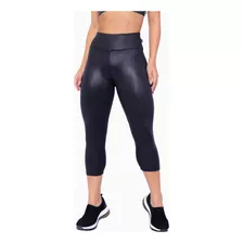 Calça Corsario Em Cirre / Com Brilho Academia Fitness 