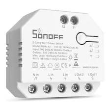 Sonoff Dual R3 Interruptor Wifi Inalámbrico De 2 Canales