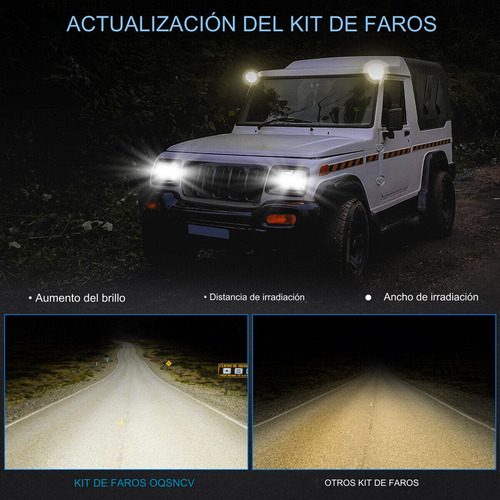 Para 1984-1986 Nissan 300zx  5x7  7x6  Faro Led Hi/lo Drl Foto 5