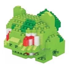 Mini Bloques 3d Armables Pokemon Bulbasaur 17 Cm