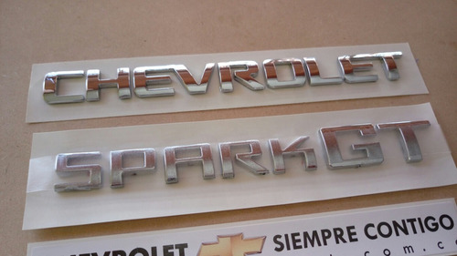 Chevrolet Spark Gt Emblemas Y Calcomanias Foto 3