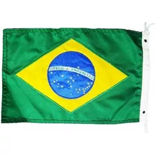 Bandeira Do Brasil Uso Barcos Lanchas Antenas Mastros 35x47