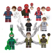 Set Spiderman Hombre Araña Armable Avengers Bloques Héroe V2