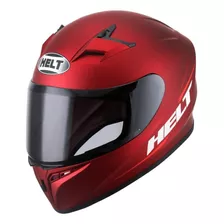 Capacete Integral Para Moto Polar Vermelho Fosco Helt Tamanho Do Capacete 58