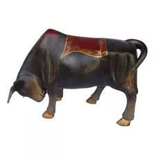 Toro De Lidia En Madera 