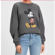 Buso Gap Mujer Gris Mickey Mouse Original