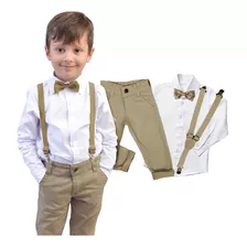 Roupa Pajem Menino Bebê Batizado Casamento Festa Meninos 