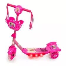 Patinete Barbie Disney Barbie Barbie Rosa Para Crianças