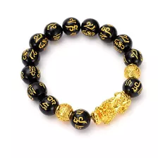 Pulsera De 12 Mm De La Buena Suerte, Pixiu Dragon Lucky Char