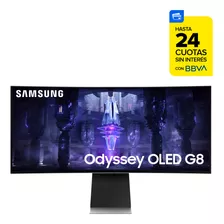 Monitor Samsung De 34 Odyssey Oled G8 G85sb Color Silver