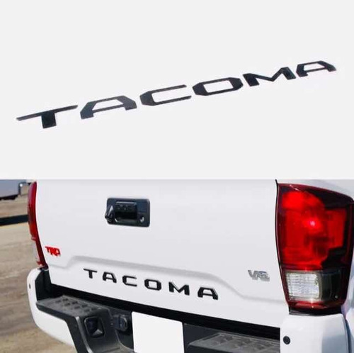 Letras Tacoma 3d Emblema Batea Caja Tapa 16 17 18 19 20 21  Foto 3