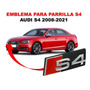 Emblema S Line Audi A4/s4 2000-2023 Romo/rojo
