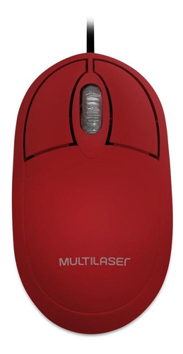 Mouse Multilaser  Mo303 Vermelho