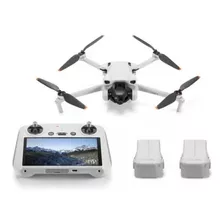 Mini Drone Dji Dji Mini 3 Rc Fly More Combo Plus Com Câmera 4k Cinza 5.8ghz 3 Baterias