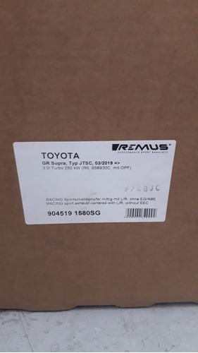 Remus Axleback Escape Racing Toyota Supra 2020 - Foto 8