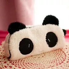 2 Pzs Panda Bolsa Kawaii Mujer Niño Lapicera Peluche