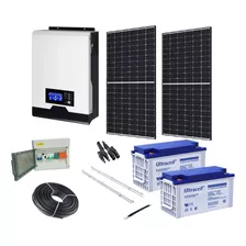 Kit Solar 2000w C/panel Mono-perc Y Bat. Invt Pwm / Diacon