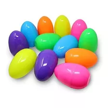 Huevos De Pascua Joyin 12 Piezas Jumbo De Plastico Colores