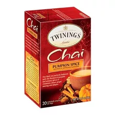 Té Negro Estilo Chai Pumpkin Spice Twinings Of London 20 Pzs