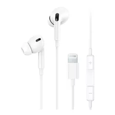 Audífonos Lightning Usams 1.2m Con Manos Libres Color Blanco