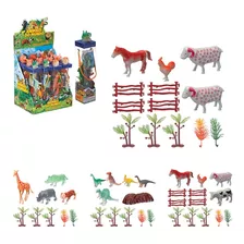 Kit 6 Coleção Animais Da Fazenda No Tubo - Art Brink