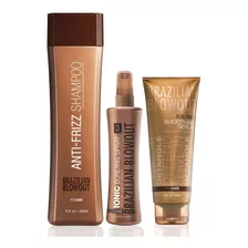 Trio Shampoo-serum-sellador Brazilian Blowout