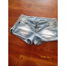 Short Jean Talle 34 Tiro Bajo Pantalón Corto 