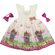 Vestido Infantil Floral Daminha Aniversário Realeza Luxo